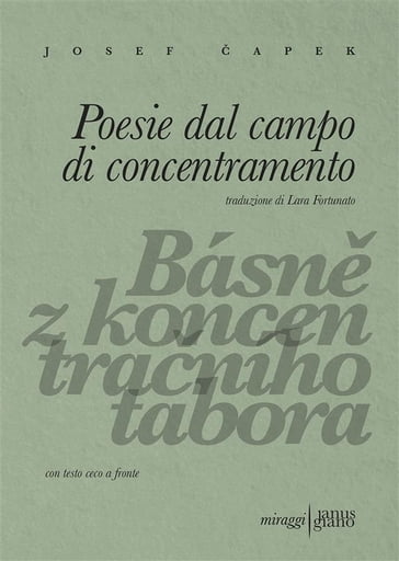 Poesie dal campo di concentramento - Josef Capek