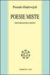 Poesie miste. Testo brabantino a fronte