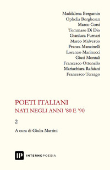 Poeti italiani nati negli anni '80 e '90. 2.