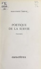 Poétique de la survie