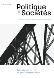 Politique et Sociétés. Vol. 39 No. 3, 2020