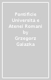 Pontificie Università e Atenei Romani