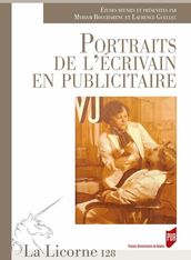 Portraits de l écrivain en publicitaire