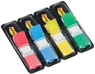 Post-it Index - Miniset Dispenser 140 Segnapagina 4 Colori (12x43,6 Mm)