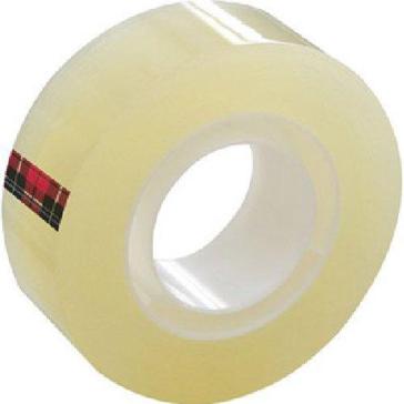 Post-it Scotch - Nastro Adesivo Trasparente Acrilico Silenzioso Per Ufficio (19mmx33mt) confezione 8pz