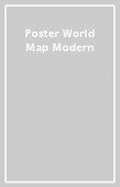 Poster World Map Modern