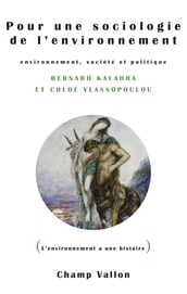 Pour une sociologie de l environnement