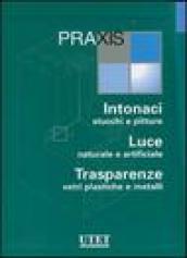 Praxis: Intonaci, stucchi e pitture-Luce naturale e artificiale-Trasparenze, vetri plastiche e metalli. Con CD-ROM (3 vol.)