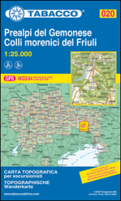 Prealpi Carniche e Giulie del gemonese 1:25.000