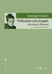 Predicazione varia al popolo. Istruzioni e discorsi