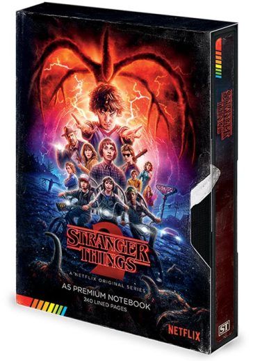Premium A5 Notebook Stranger Things S2 Vhs