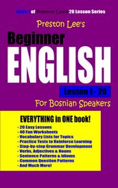 Preston Lee s Beginner English Lesson 1: 20 For Bosnian Speakers