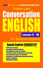 Preston Lee s Conversation English For Romanian Speakers Lesson 21: 40