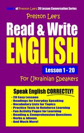 Preston Lee s Read & Write English Lesson 1: 20 For Ukrainian Speakers