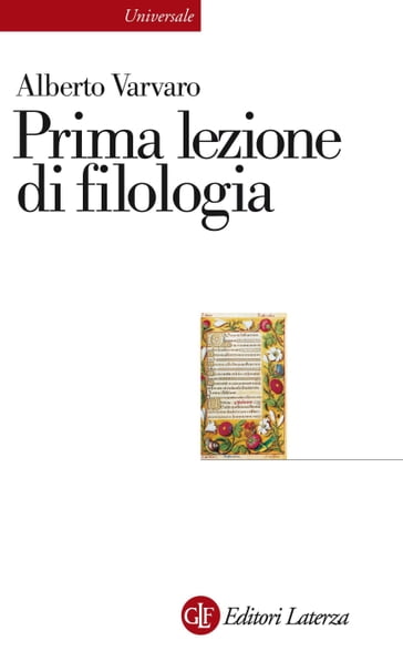 Prima lezione di filologia - Alberto Vàrvaro