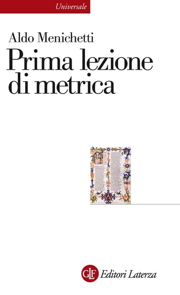 Prima lezione di metrica - Aldo Menichetti