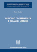 Principio di offensività e chiavi di lettura