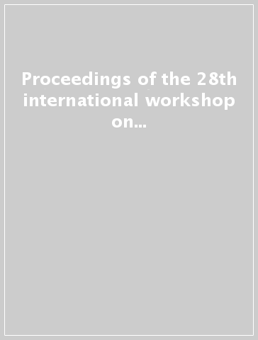 Proceedings of the 28th international workshop on statistical modelling. 2.