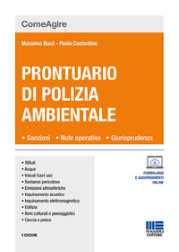 Prontuario di polizia ambientale - Massimo Busa - Paolo Costantino