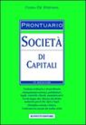 Prontuario delle società di capitali - Cinzia De Stefanis