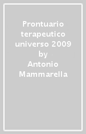 Prontuario terapeutico universo 2009