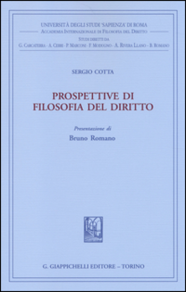 Prospettive di filosofia del diritto - Sergio Cotta