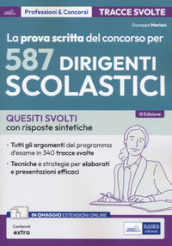 Prova scritta del concorso per 587 Dirigenti Scolastici quesiti svolti