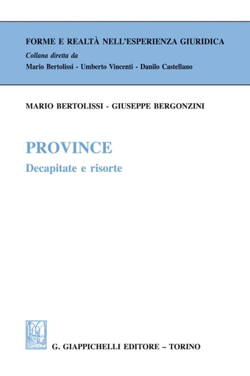 Province - Giuseppe Bergonzini - Mario Bertolissi