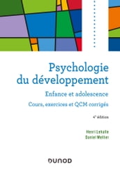 Psychologie du développement - 4e éd.
