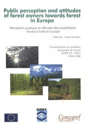 Public perception and attitudes of forest owners towards forests in Europe