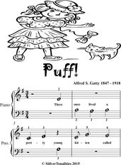 Puff Beginner Piano Sheet Music Tadpole Edition