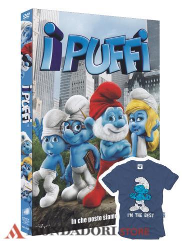 I Puffi (DVD)(+T-shirt Puffo ''I'm the best'' colore BLU, anni 5/6) - Raja Gosnell