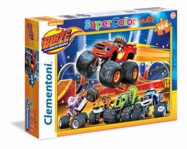 Puzzle 104 Maxi Blaze And The Monster Machines