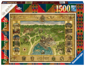 Puzzle 1500 pezzi Mappa di Hogwarts