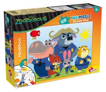 Puzzle DF Supermaxi Zootropolis 108pz
