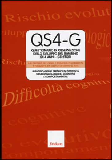 QS4-G. Questionario osservativo sullo sviluppo dei bambini a 4 anni. Genitori