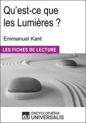 Qu est-ce que les Lumières ? d Emmanuel Kant
