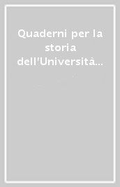 Quaderni per la storia dell Università di Padova. 3.