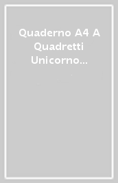 Quaderno A4 A Quadretti Unicorno Nero - You Are Fantastic