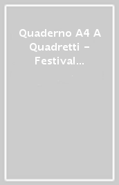 Quaderno A4 A Quadretti - Festival Rosa E Nero - Go With The Flow
