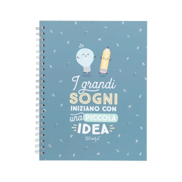 Quaderno - I grandi sogni iniziano con una piccola idea