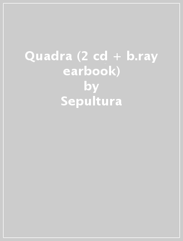 Quadra (2 cd + b.ray earbook) - Sepultura