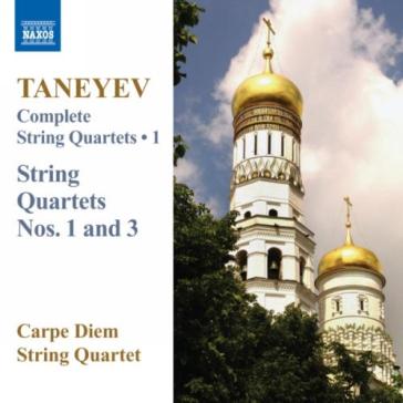 Quartetto per archi n.1, n.3 - TANEYEV SERGEY IVANO