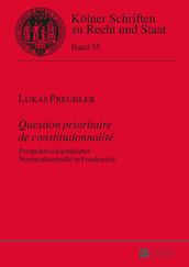 «Question prioritaire de constitutionnalité»