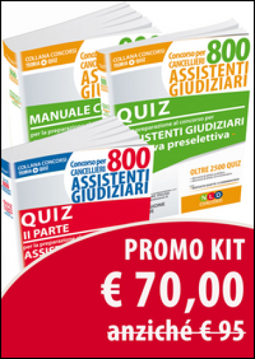 Quiz 800 assistenti giudiziari. II parte. Kit