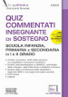 Quiz commentati insegnante di sostegno. Scuola infanzia, primaria e secondaria di I e II grado. Con software di simulazione