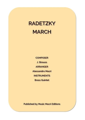 RADETZKY MARCH by J. Strauss - Alessandro Macrì