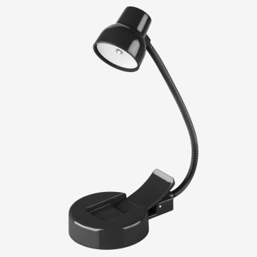 RECHARGEABLE LED READING LAMP - BLACK