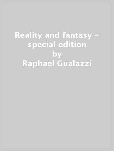 Reality and fantasy - special edition - Raphael Gualazzi