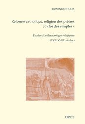 Réforme catholique, religion des prêtres et 